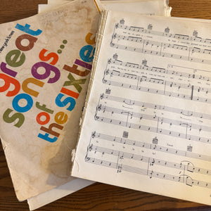1960s sheet music - 12 pack