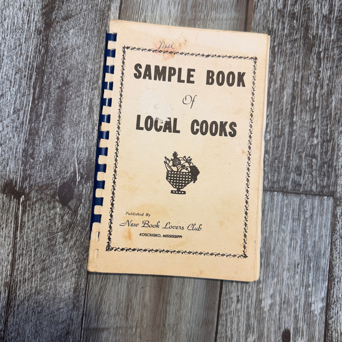 Sample Book of Local Cooks