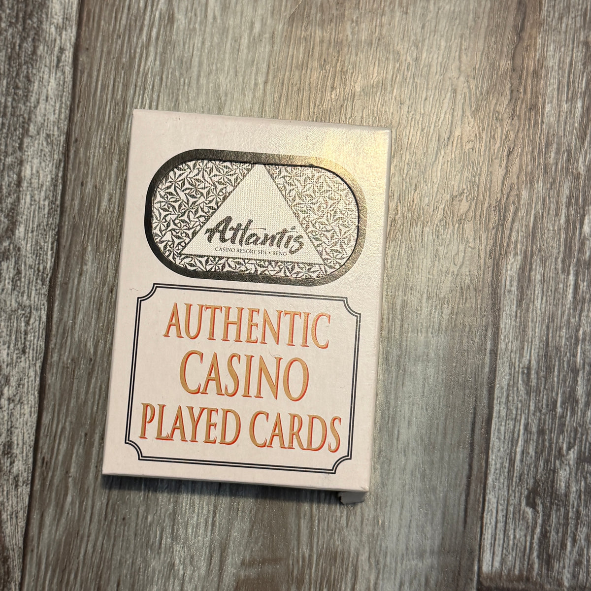 Casino playing cards