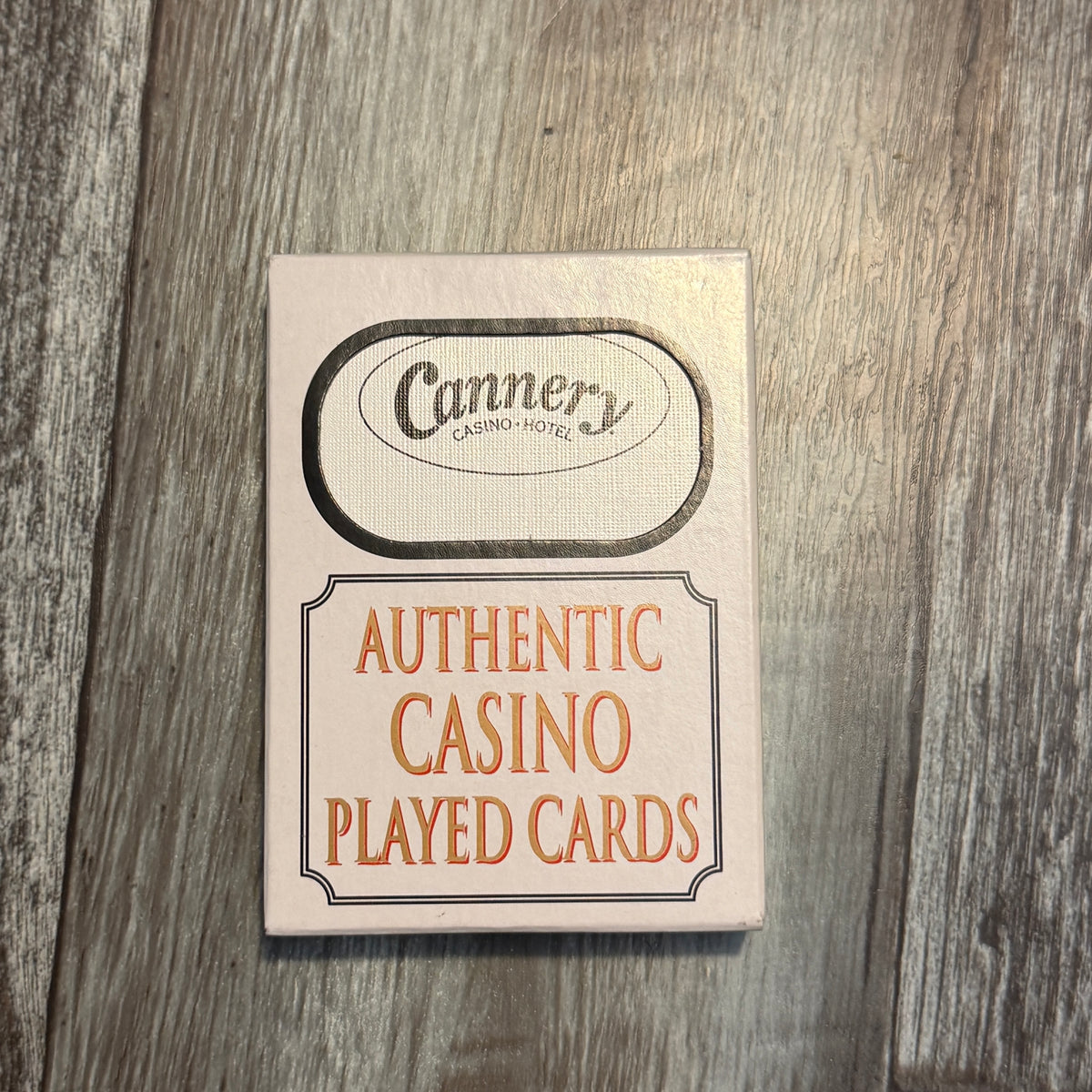 Casino playing cards