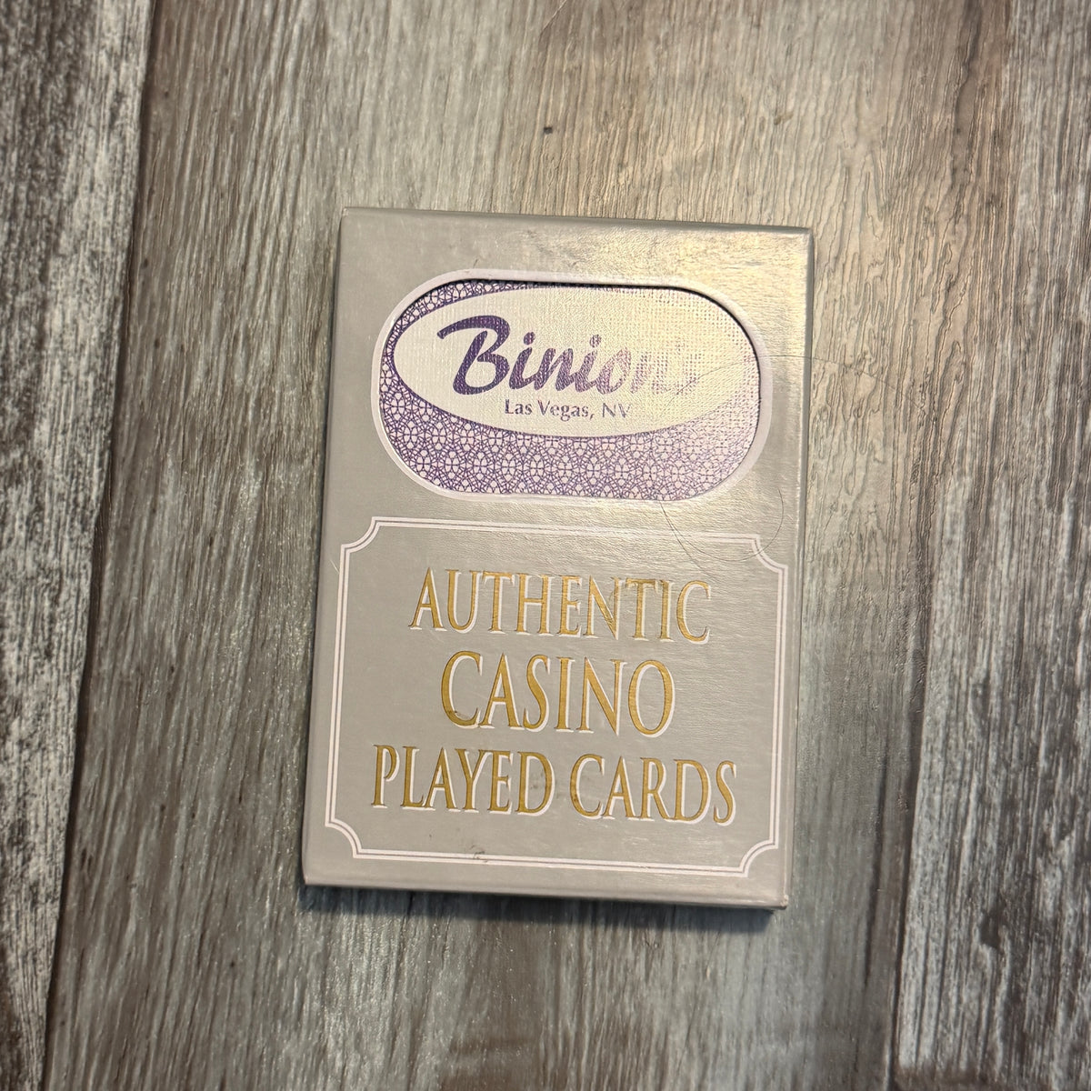 Casino playing cards