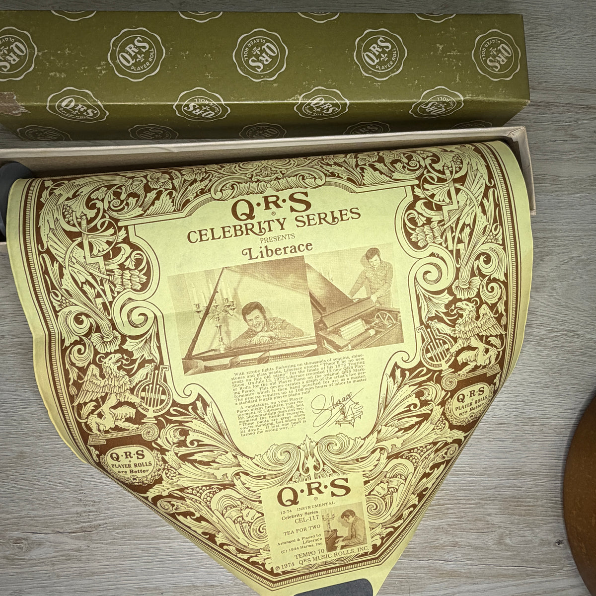 Fancy Player Piano rolls