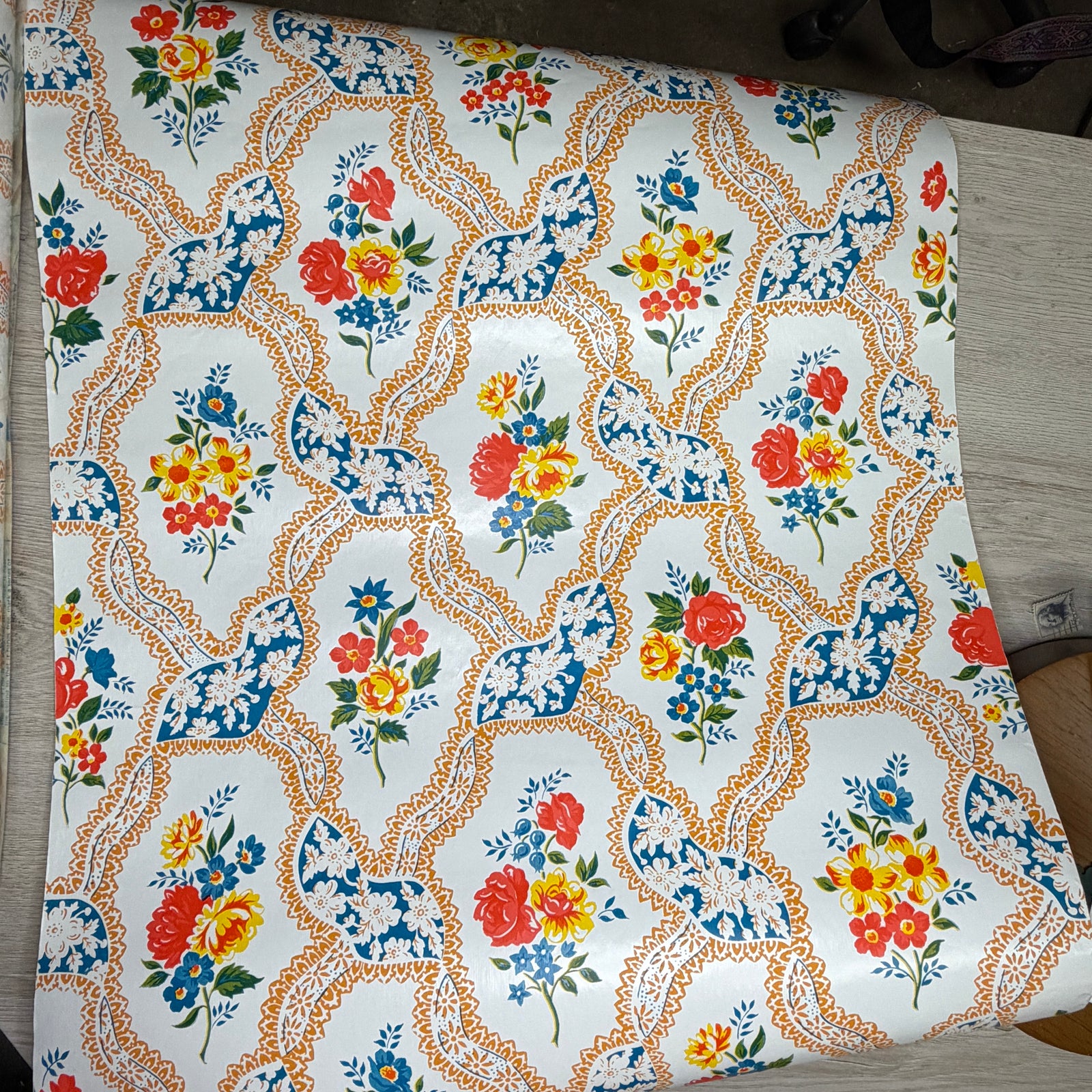 Kwik Kover vintage floral piece