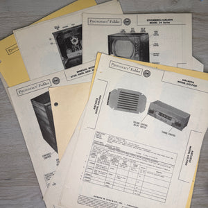 Photofact Folder bundles (1950s)