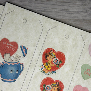 Valentine tags & candy hearts - LTP
