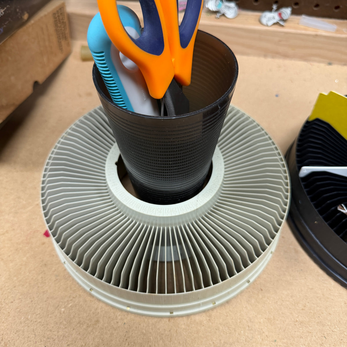 Vintage Slide Carousel Trays – Creative Craft Organizer