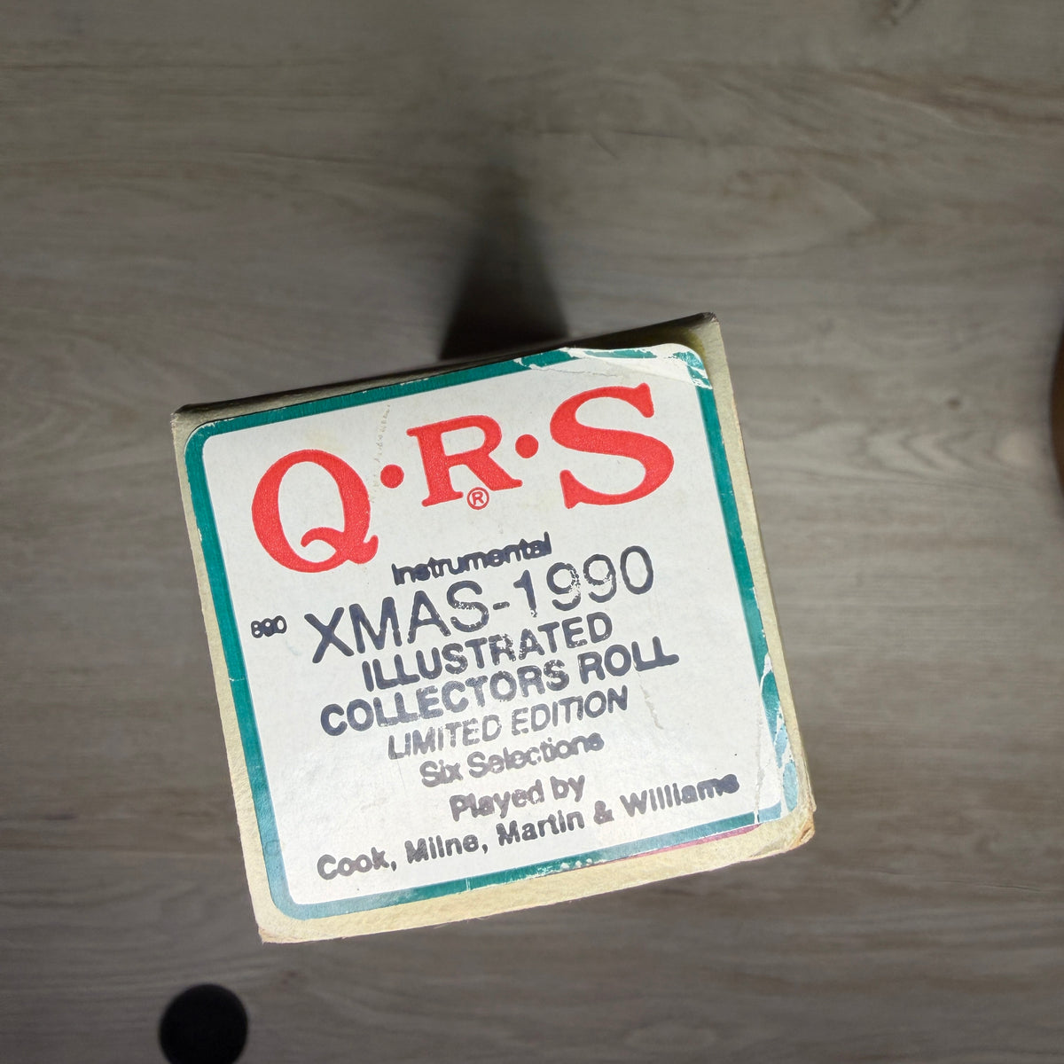 Vintage QRS 1990 Christmas Collector’s Player Piano Roll | Limited Edition Holiday Music
