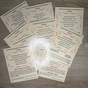 Fancy Recipe Cards - 10 pack