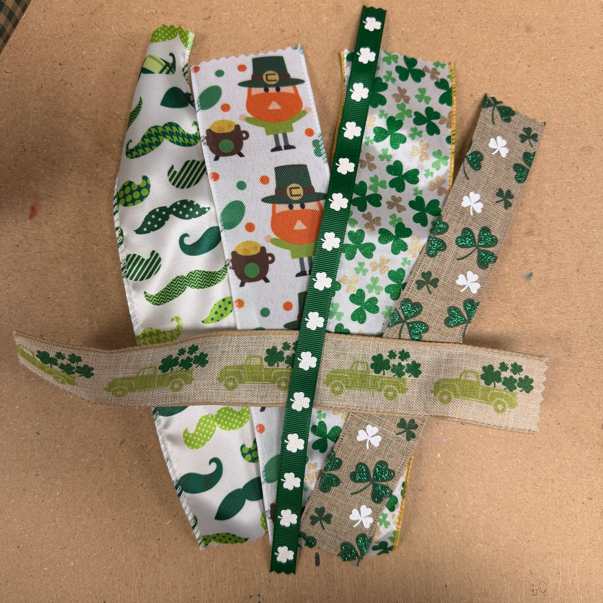 St Patrick's Day ribbon - by the yard