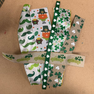 St Patrick's Day ribbon - by the yard