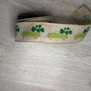 St Patrick's Day ribbon - by the yard