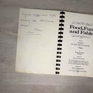 Food, Fun and Fable from Meme's on Bon Secour River - Signed by Meme