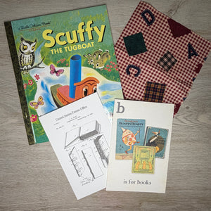 Children's Books junk journal scrapbook box - February 2026
