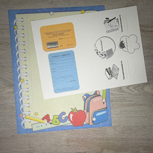 Children's Books junk journal scrapbook box - February 2026