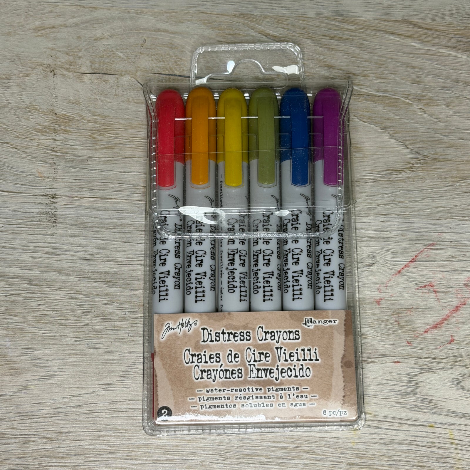 Tim Holtz Distress Crayons – 6 Pack  - USED