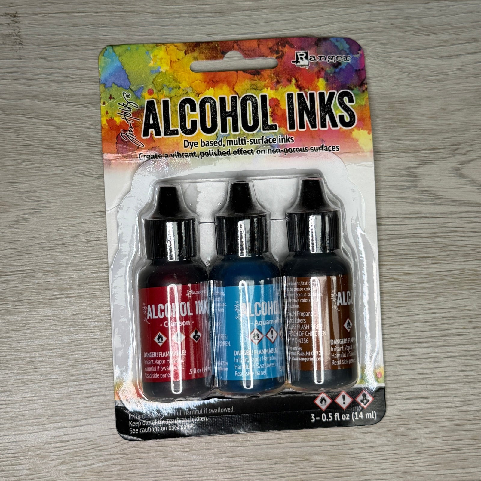 Ranger Tim Holtz Alcohol Inks – 3 Pack - USED
