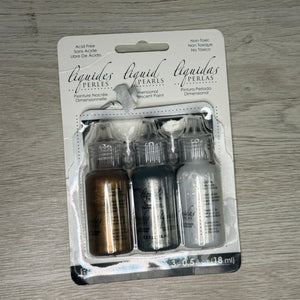 Liquid Pearls Dimensional Pearlescent Paint – 3 Pack - USED