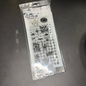 Tim Holtz Stampers Anonymous Halloween Clear Stamp Set