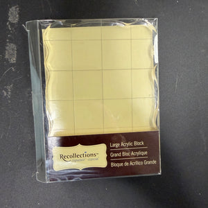 Large Acrylic Block