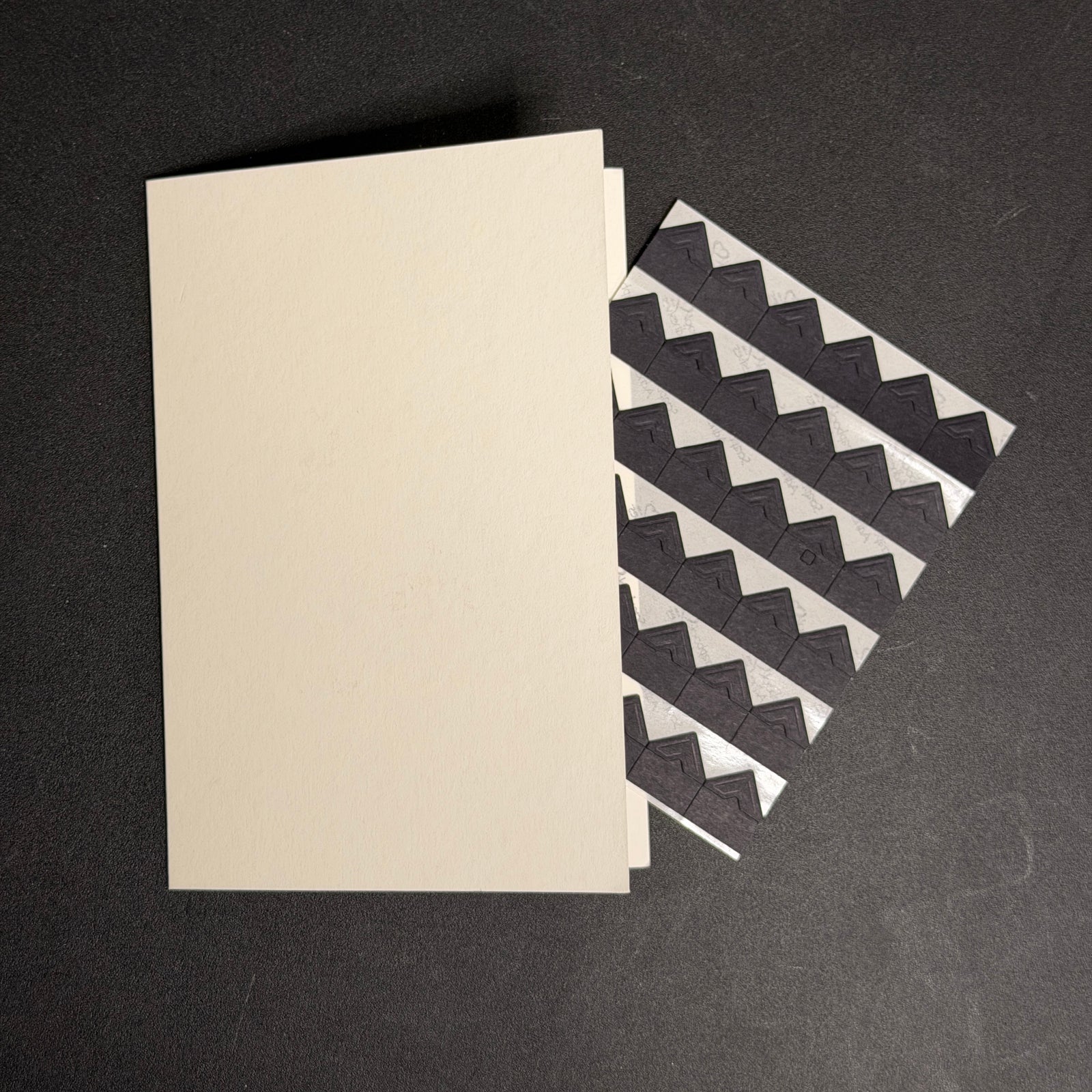 White (not-bright) Photo Mount Card