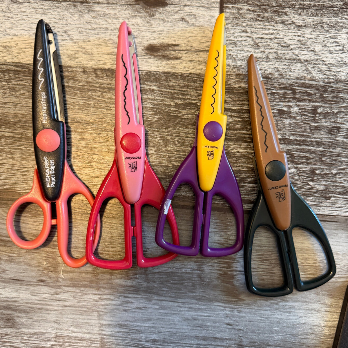 Decorative Craft Scissors Set – 4 Pair