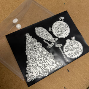 Christmas Thin Metal Die Sets - Used