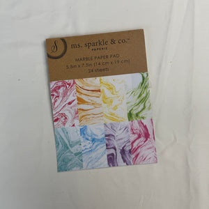 Ms Sparkle & Co. Marble cardstock bundles - 8 pieces