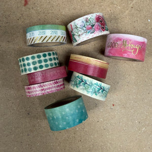 Washi Tape bundles - 9 rolls