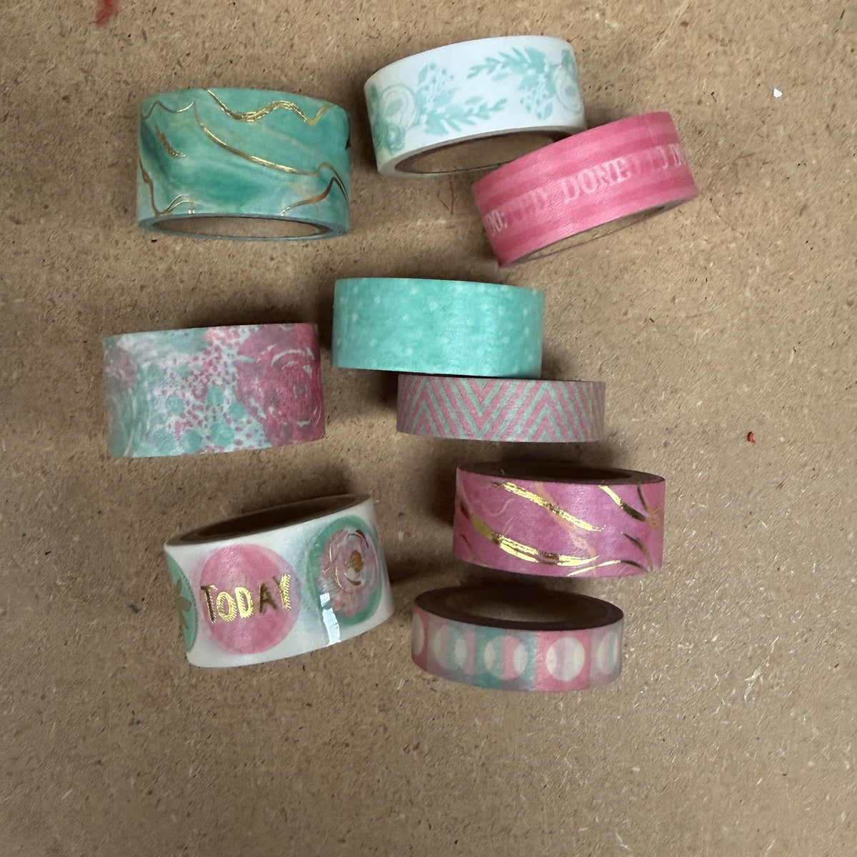 Washi Tape bundles - 9 rolls