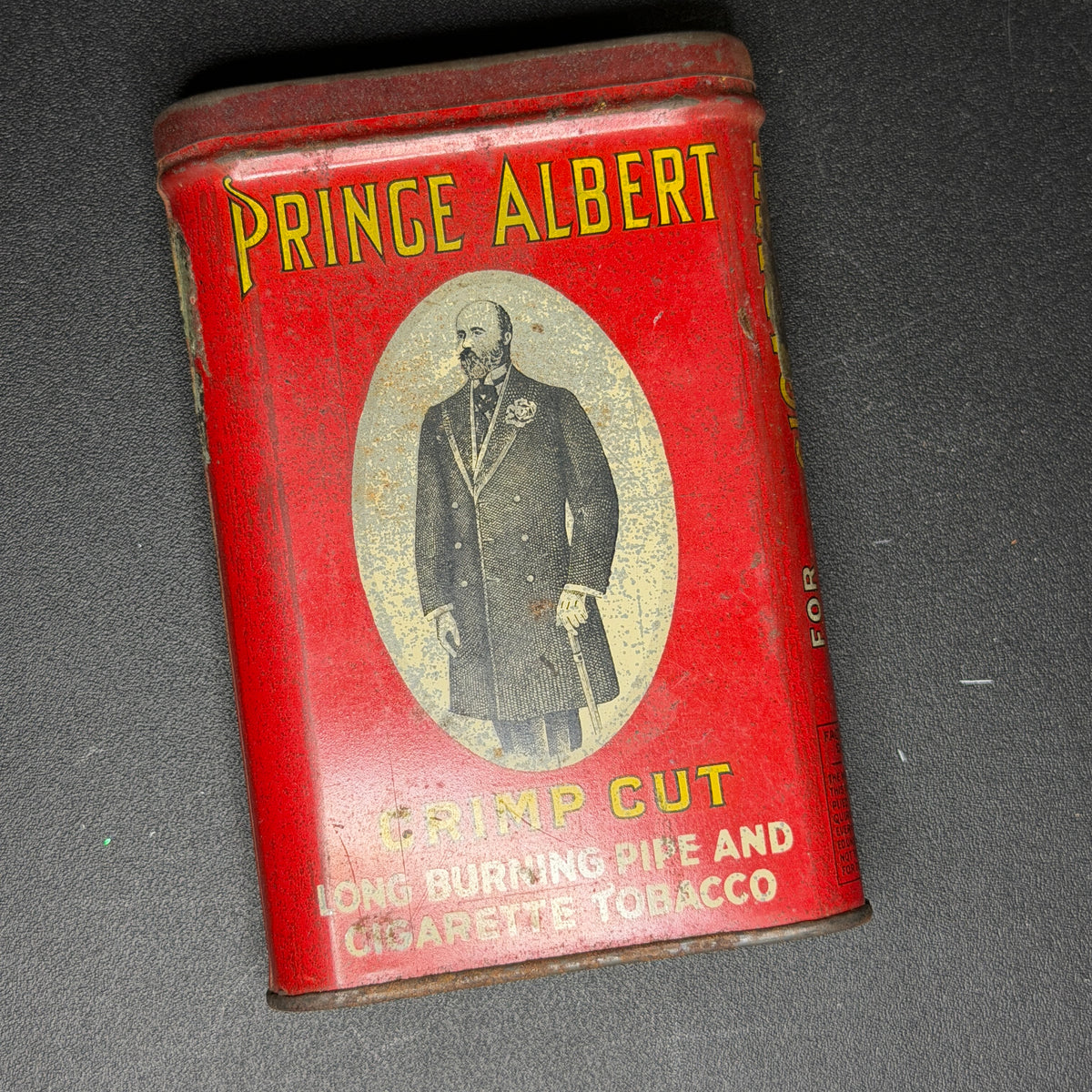 Prince Albert Crimp Cut Tin - Empty
