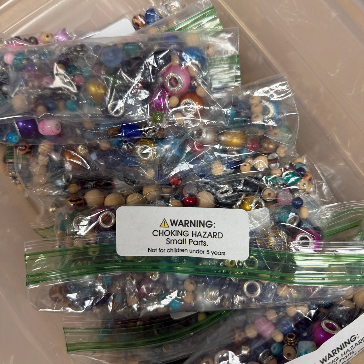 Assorted bead bundles - 4 oz