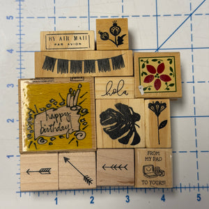 Rubber Stamp assorted bundles - Used