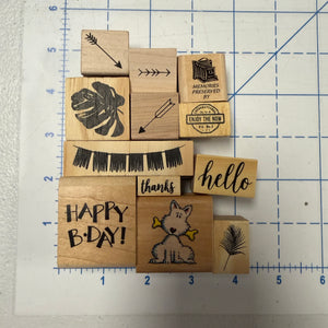 Rubber Stamp assorted bundles - Used
