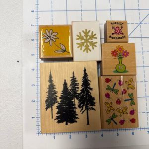 Rubber Stamp assorted bundles - Used