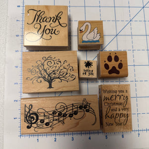 Rubber Stamp assorted bundles - Used