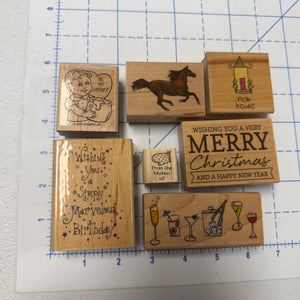 Rubber Stamp assorted bundles - Used