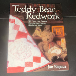 Teddy Bear Redwork