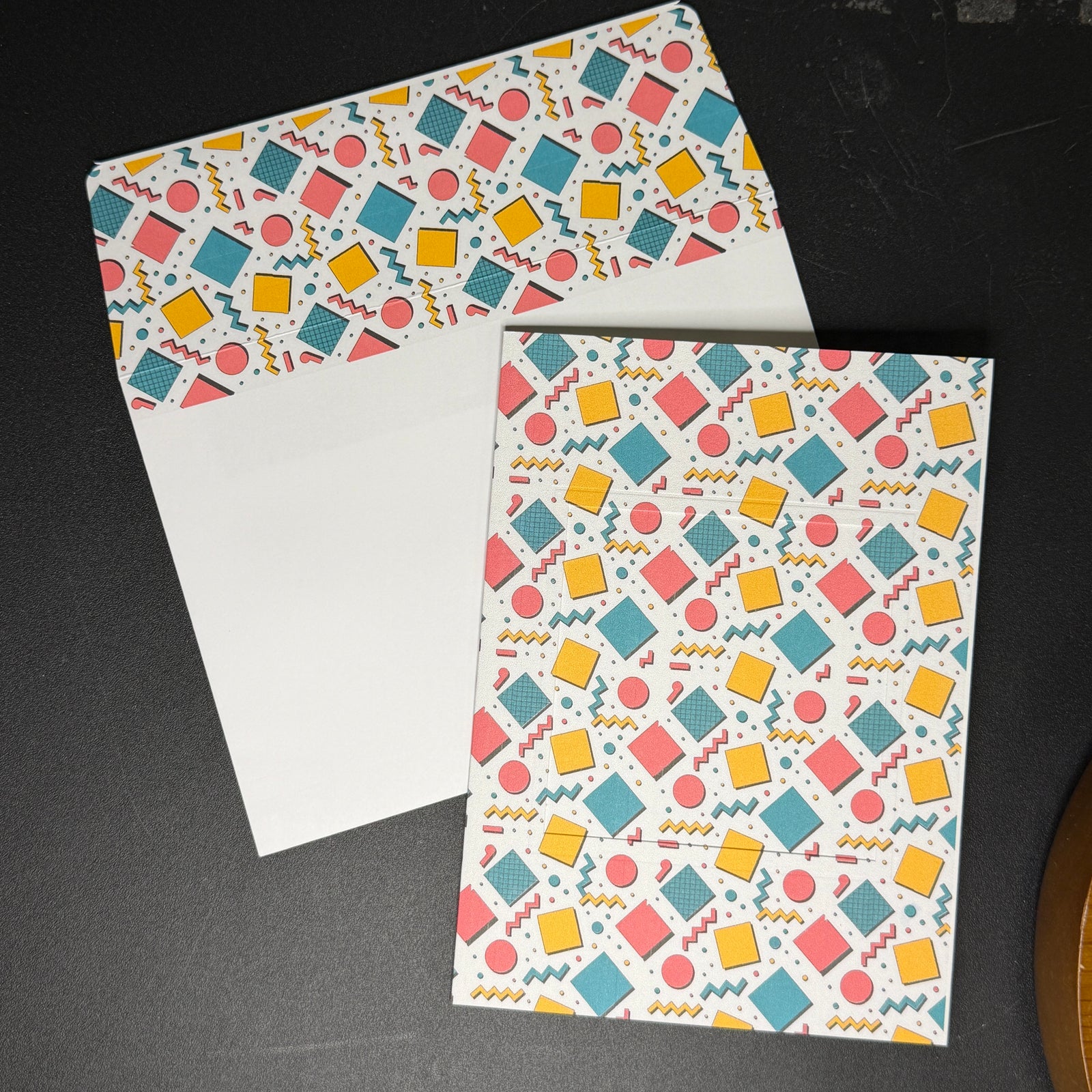 1980s vibe card - 4 pack