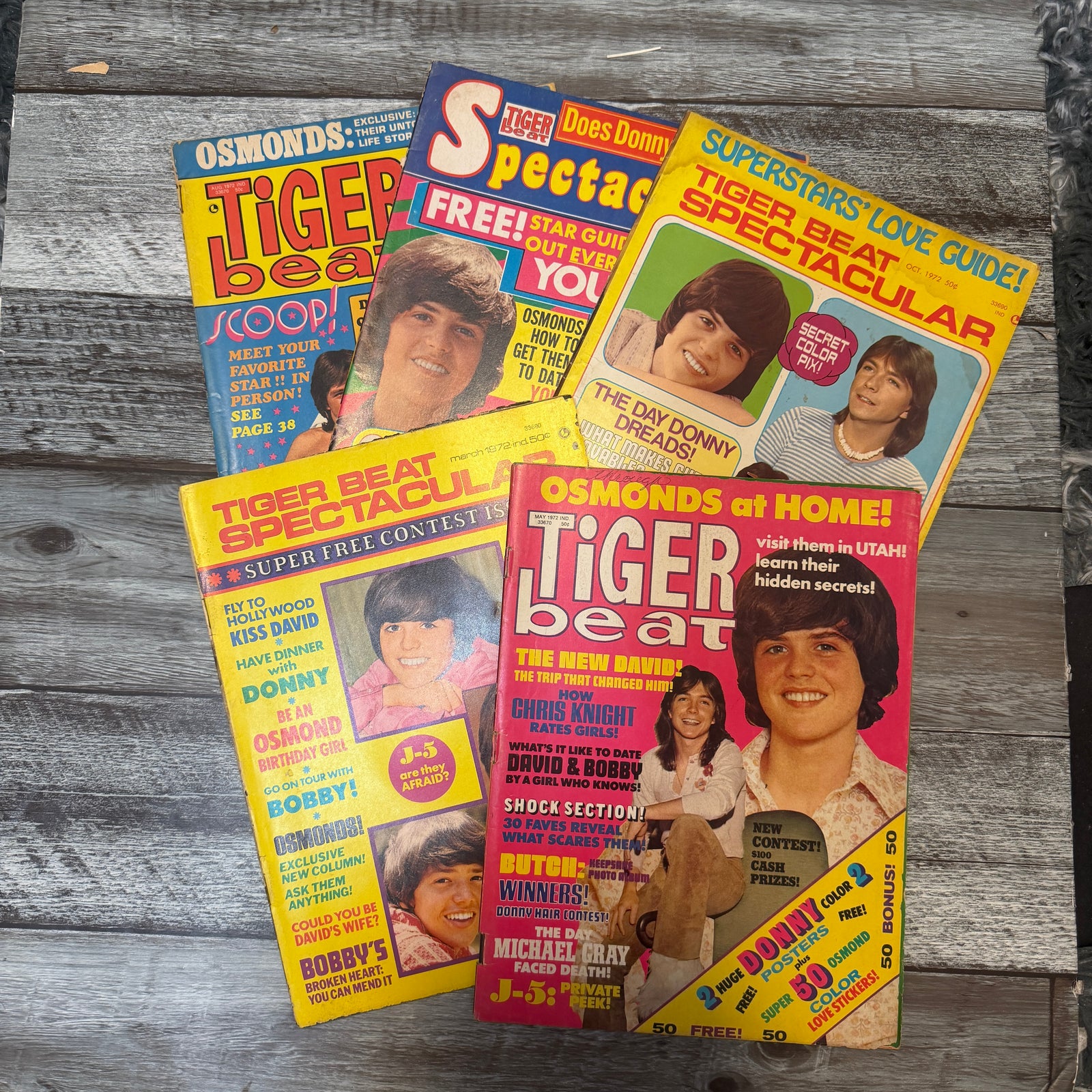 Tiger Beat magazines