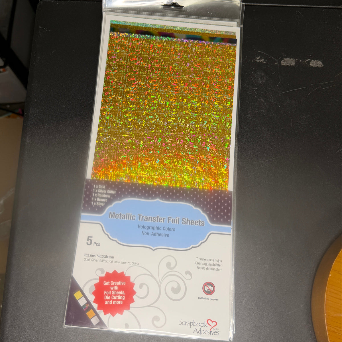 Metallic Transfer Foil sheets- 6x12 - NEW