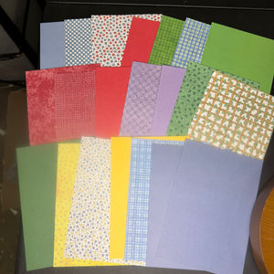 Little Sizzles Country paper - 21 sheets