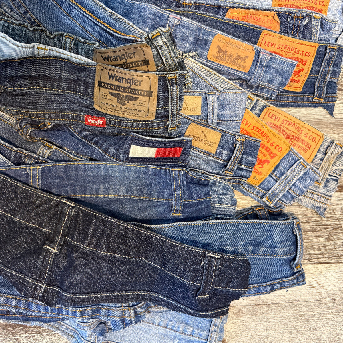 Denim Back Waistband Pair – Branded + Basic