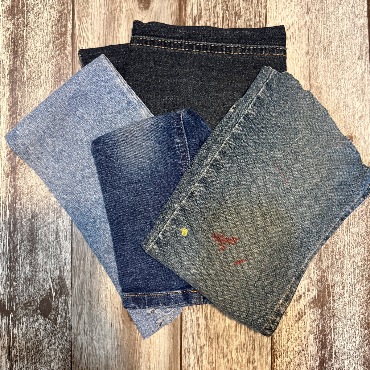 Denim Fabric Bundle – 1/2 Pound