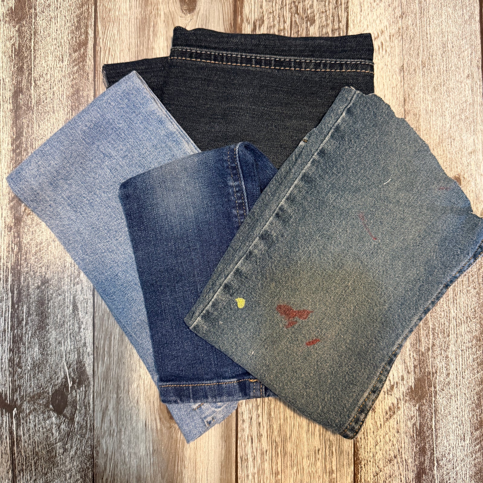 Denim Fabric Bundle – 1/2 Pound