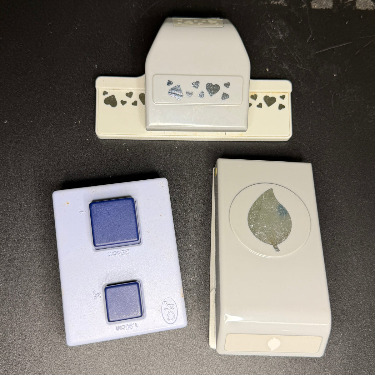 Assorted paper punches - USED