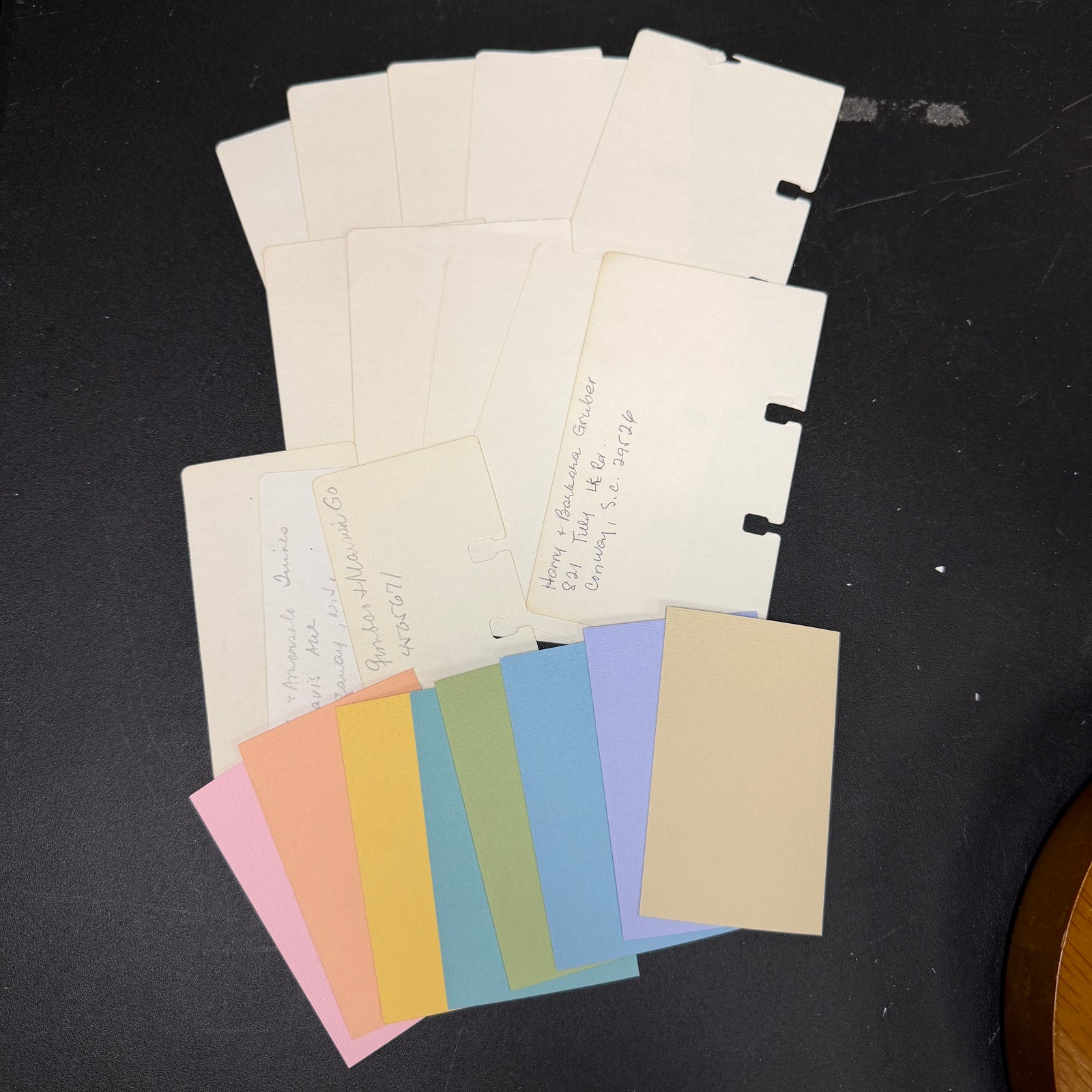 Rolodex Cards & Mini Cardstock Bundle