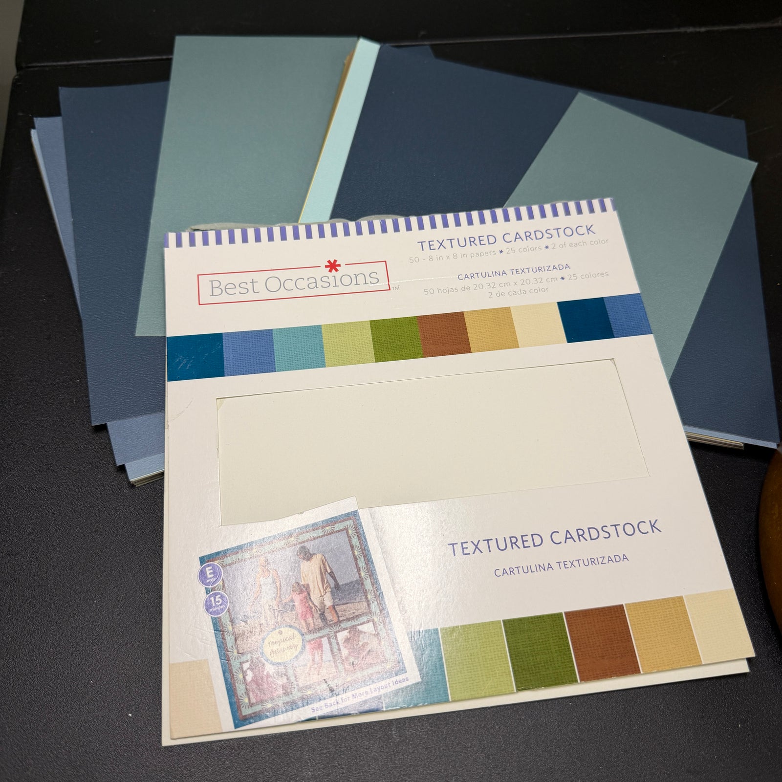 Textured Cardstock bundle - 8x8