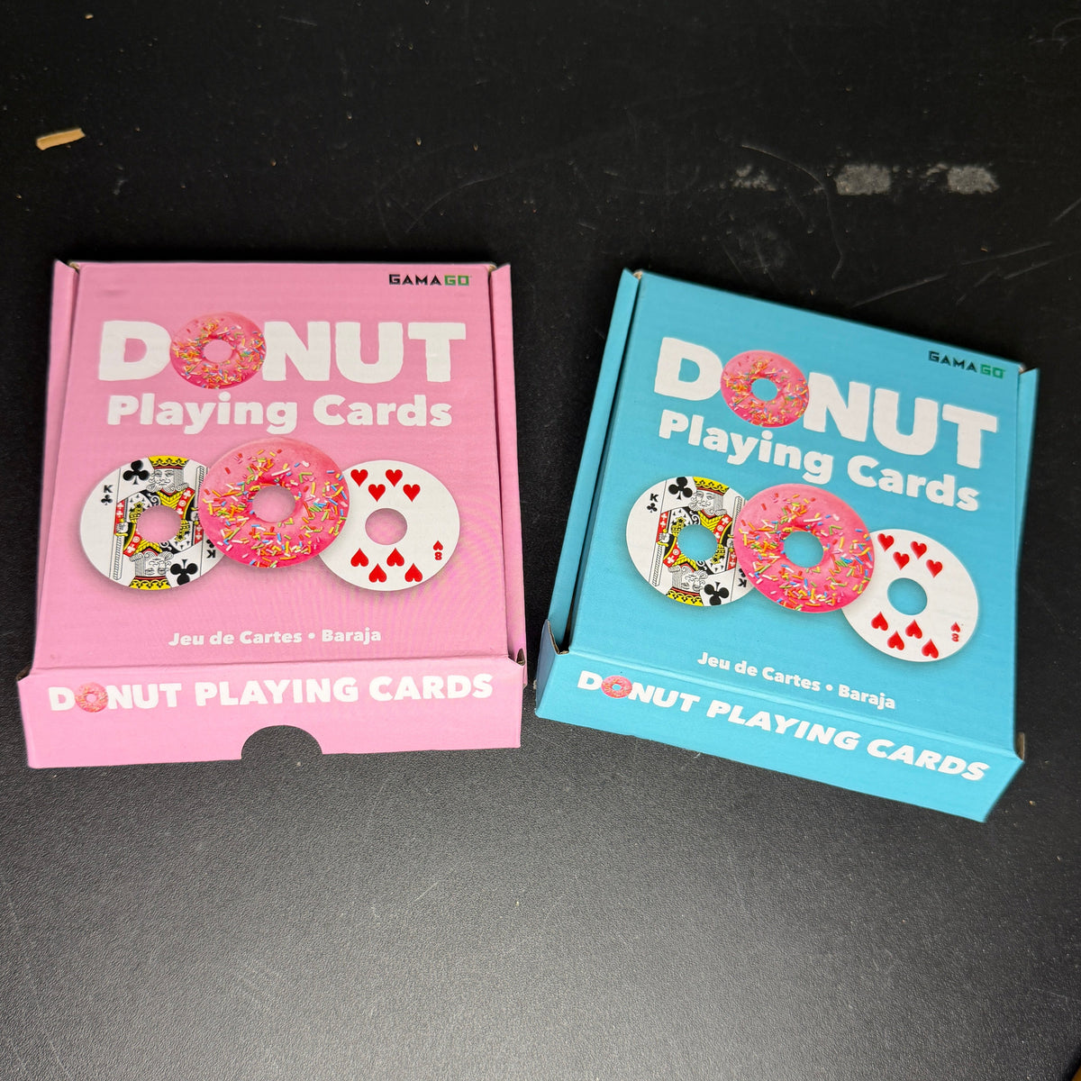 Donut playing card boxes - 2 jokers only