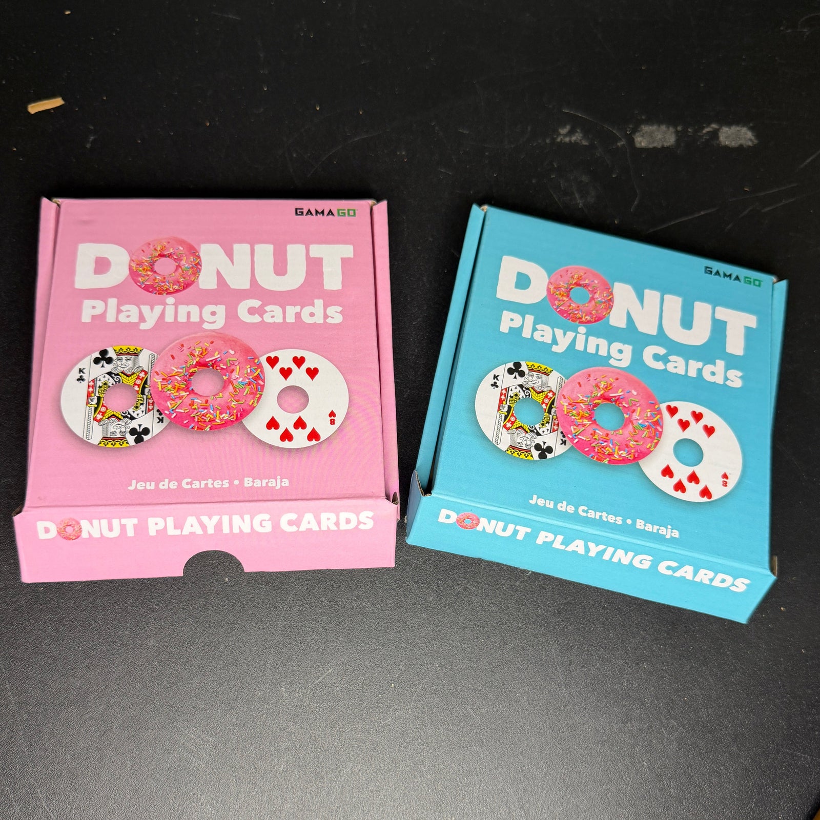Donut playing card boxes - 2 jokers only