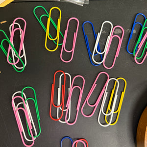 Jumbo paper clips - 3 pack